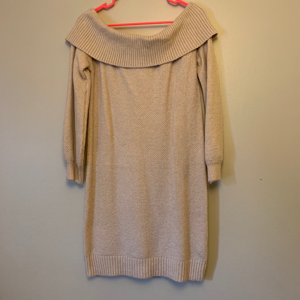 NWT AE off shoulder sweater dress
